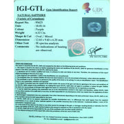6.52/CT Natural Purple Sapphire with Govt. Lab Certificate-93423
